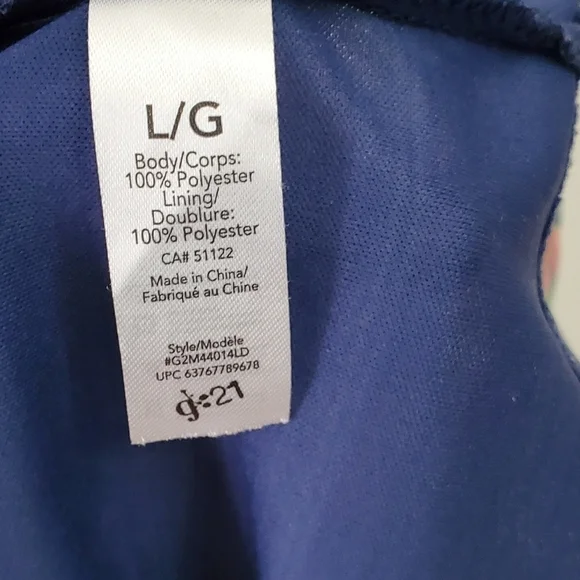 G:21 women flowy dress floral pattern size Large Asymmetrical Dress L - Picture 10 of 13